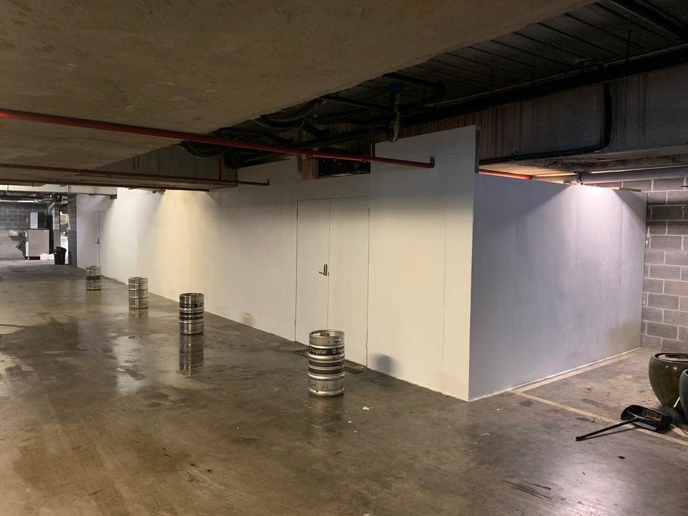 Secure storage lock-up: Complete: main run