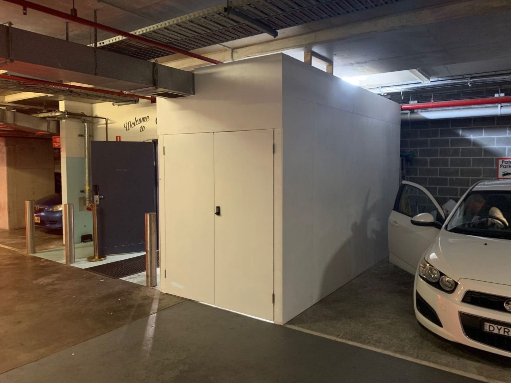 Secure storage lock-up