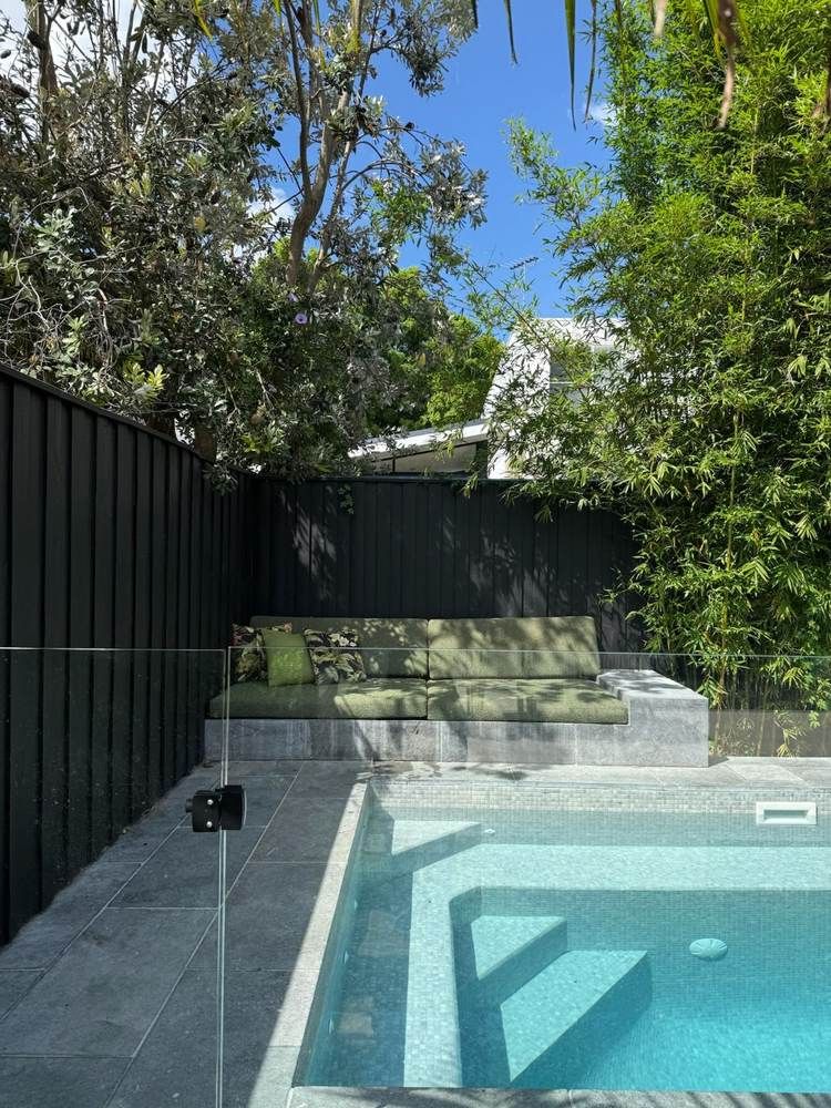Custom fit-outs and outdoor living: Complete: seating and planting