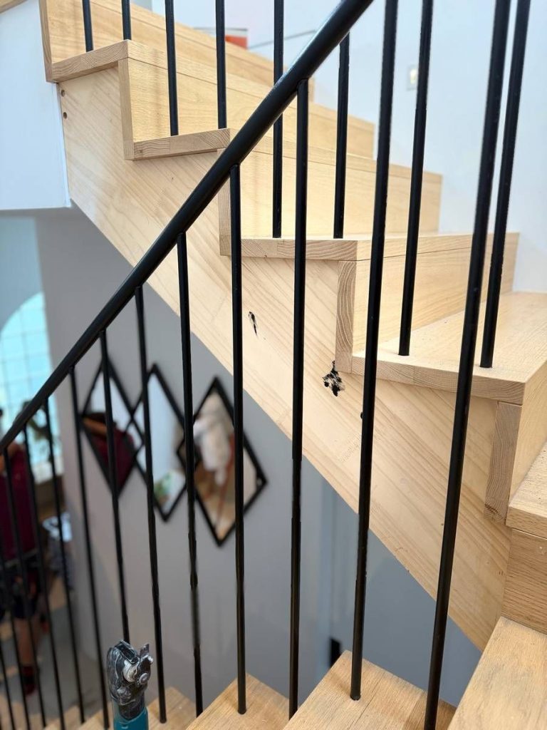 Custom fit-outs and outdoor living: Detail: balustrade and treads